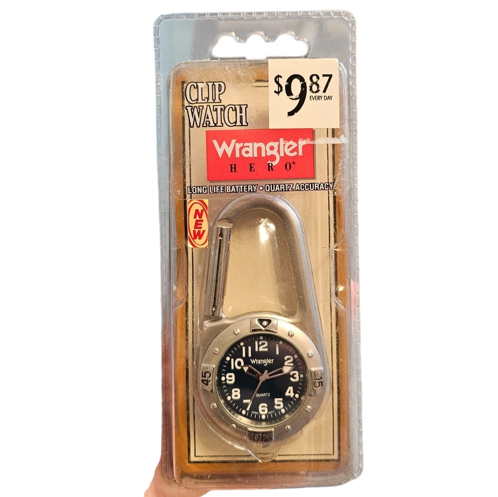 Wrangler Hero Clip Watch New in Packaging Quartz Accuracy